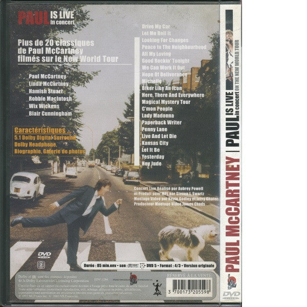 Paul McCartney : Paul Is Live In Concert (DVD-V)