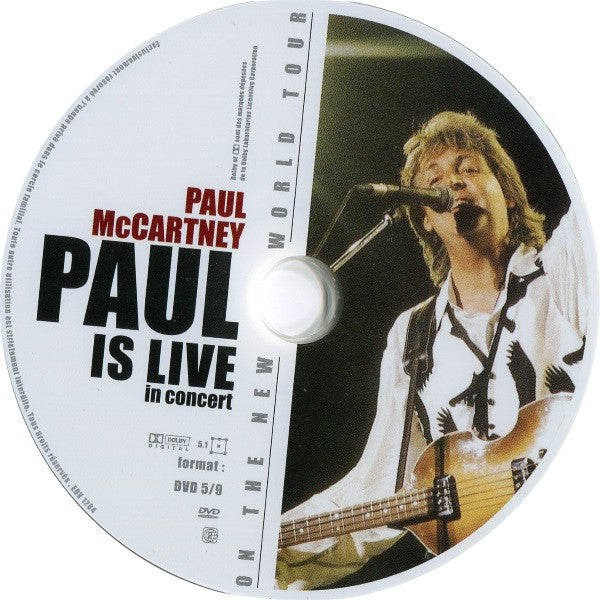 Paul McCartney : Paul Is Live In Concert (DVD-V)
