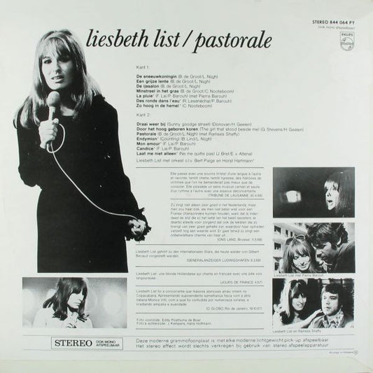 Liesbeth List : Pastorale (LP, Album, Fli)