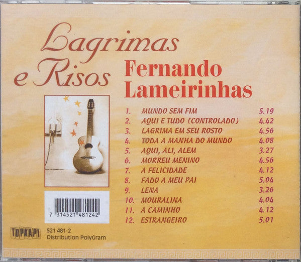 Fernando Lameirinhas : Lagrimas & Risos (CD, Album)