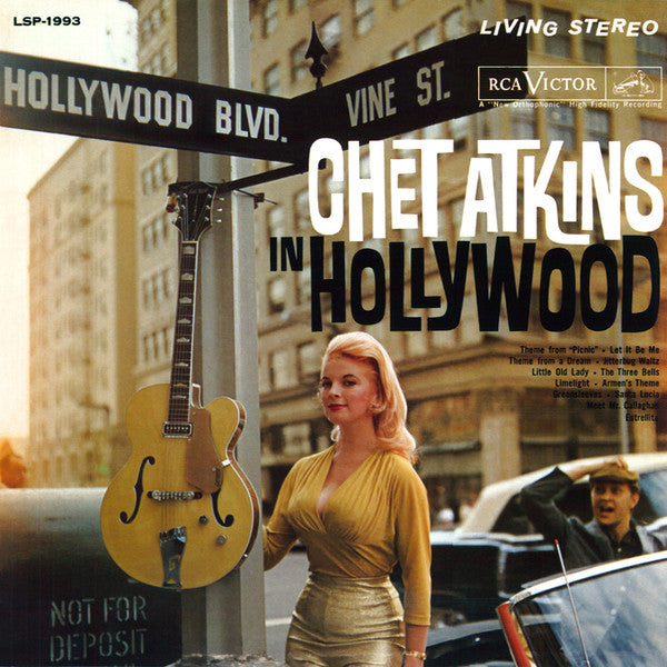 Chet Atkins : Chet Atkins In Hollywood (LP, Album, RE, 180)