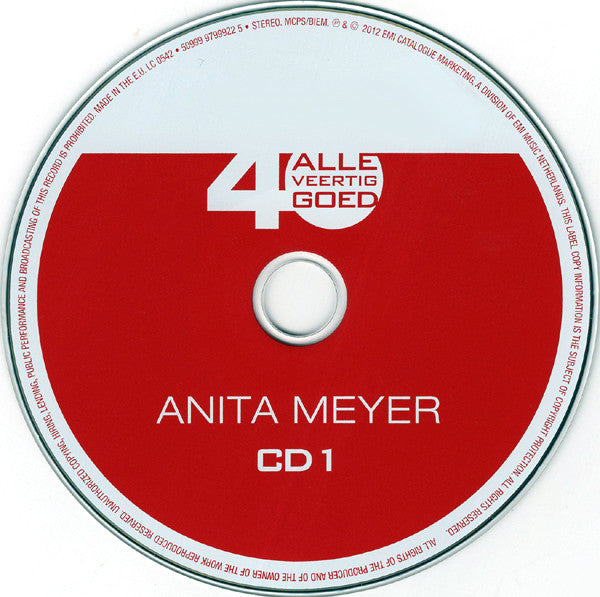 Anita Meyer : Alle 40 Goed (2xCD, Comp)