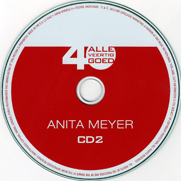 Anita Meyer : Alle 40 Goed (2xCD, Comp)