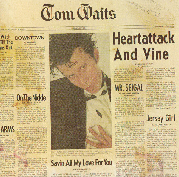 Tom Waits : Heartattack And Vine (CD, Album, RE)