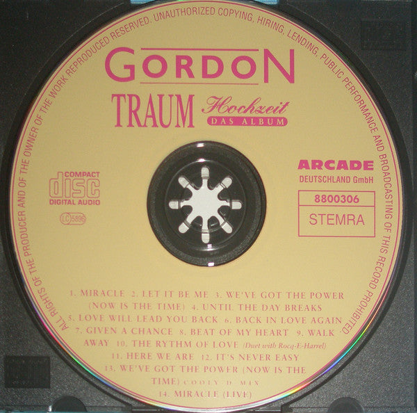Gordon (3) : Traum Hochzeit Das Album (CD, Album, M/Print)