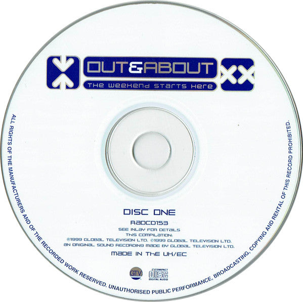 Various : Out & About - The Weekend Starts Here (2xCD, Comp, Mixed)