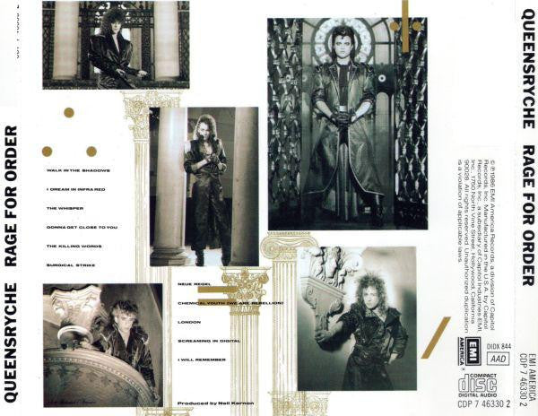Queensrÿche : Rage For Order (CD, Album)