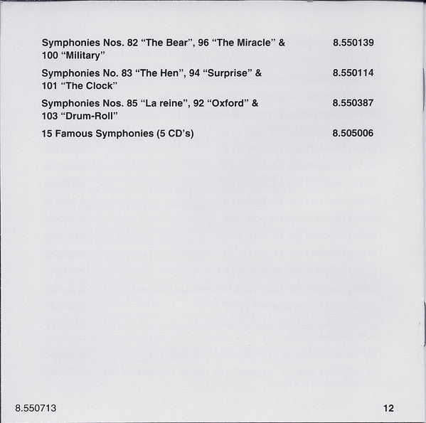Joseph Haydn, Hae-won Chang, Camerata Cassovia, Robert Stankovsky : Piano Concertos (Nos. 4, 7, 9 And 11) (CD, Album)