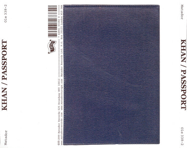 Khan : Passport (CD, Comp)