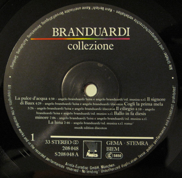 Angelo Branduardi : Collezione (LP, Comp)
