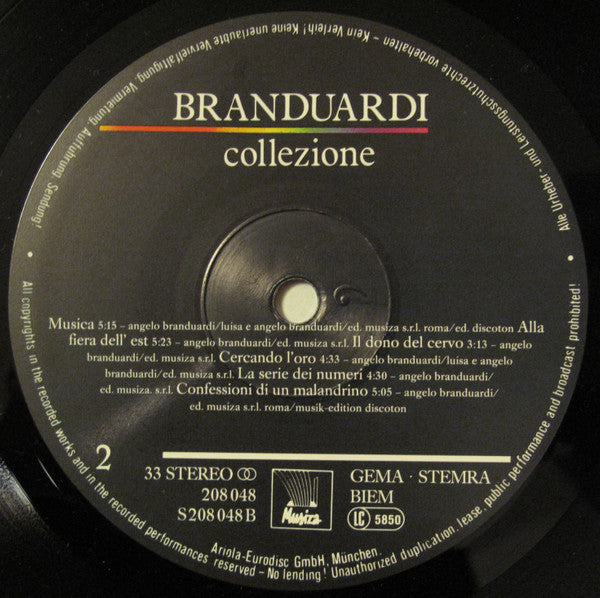 Angelo Branduardi : Collezione (LP, Comp)