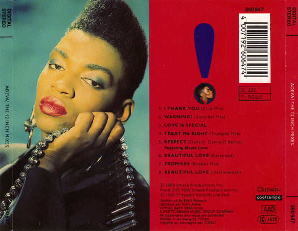 Adeva : The 12 Inch Mixes (CD, Comp)