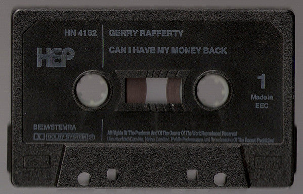 Gerry Rafferty : Can I Have My Money Back? (Cass, Comp)