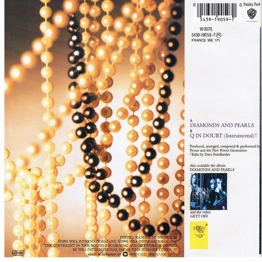 Prince & The New Power Generation : Diamonds & Pearls (7", Single, Sol)
