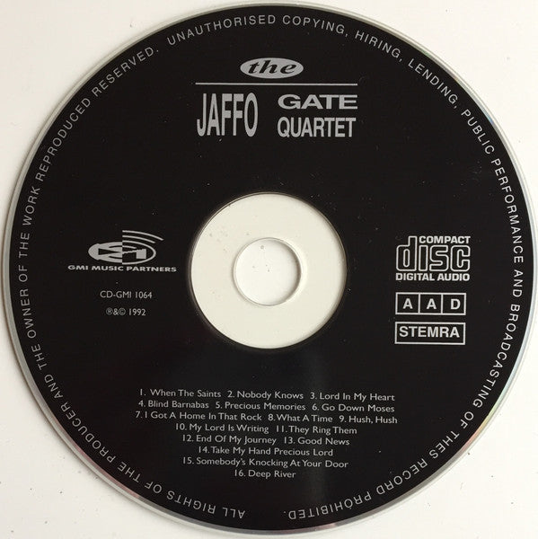 Jaffo Gate Quartet : Good News (CD, Album)