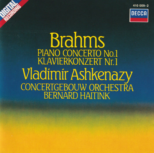 Johannes Brahms / Vladimir Ashkenazy, Concertgebouworkest, Bernard Haitink : Piano Concerto No.1 (Klavierkonzert Nr.1) (CD, Album)
