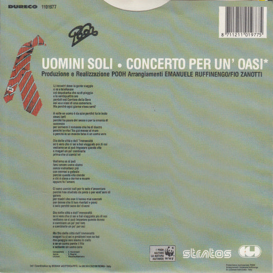 Pooh : Uomini Soli (7", Single)