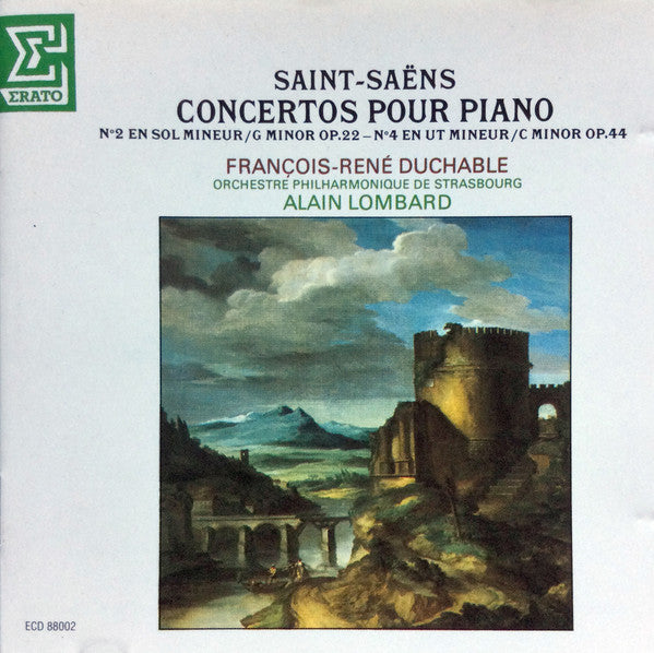 Camille Saint-Saëns, François-René Duchâble, Orchestre Philharmonique De Strasbourg, Alain Lombard : Concertos Pour Piano No 2 & 4 (CD, Album, RE)
