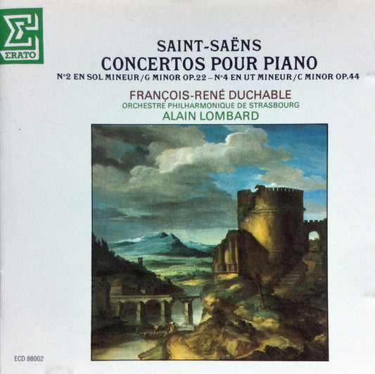 Camille Saint-Saëns, François-René Duchâble, Orchestre Philharmonique De Strasbourg, Alain Lombard : Concertos Pour Piano No 2 & 4 (CD, Album, RE)