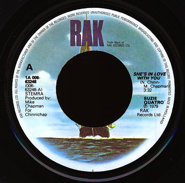 Suzi Quatro : She's In Love With You (7", Single)