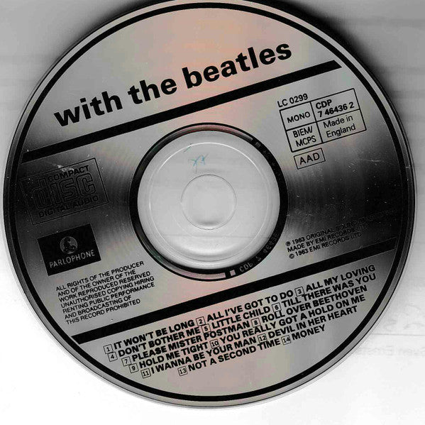 The Beatles : With The Beatles (CD, Album, Mono, M/Print, RE)