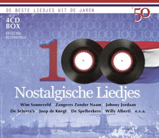 Various : 100 Nostalgische Liedjes - De Beste Liedjes Uit De Jaren '50 (4xCD, Comp)