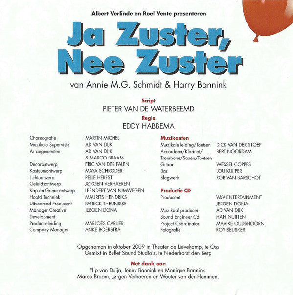 Various : Ja Zuster, Nee Zuster  (CD, Album)