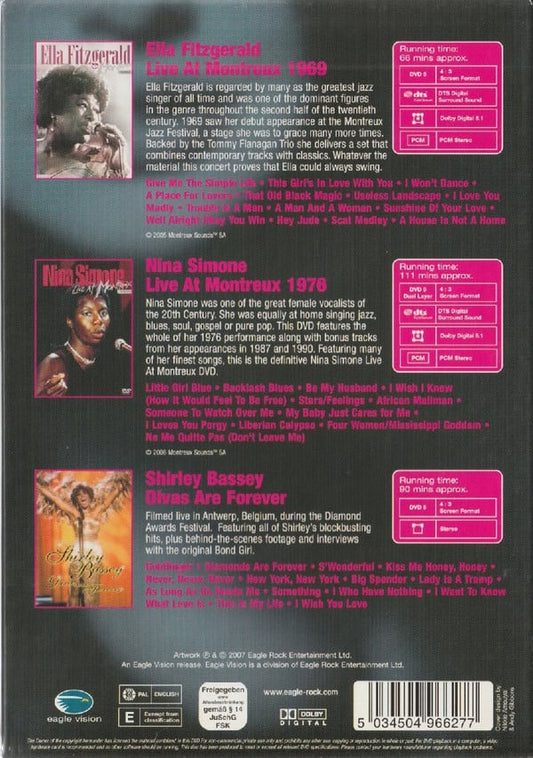 Various : The Divas Collection (DVD-V, Multichannel, PAL, DTS + DVD-V, Multichanne)