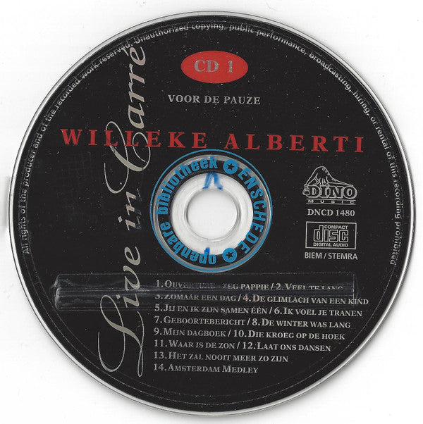 Willeke Alberti : Live In Carré (2xCD, Album)