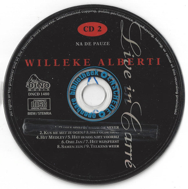 Willeke Alberti : Live In Carré (2xCD, Album)
