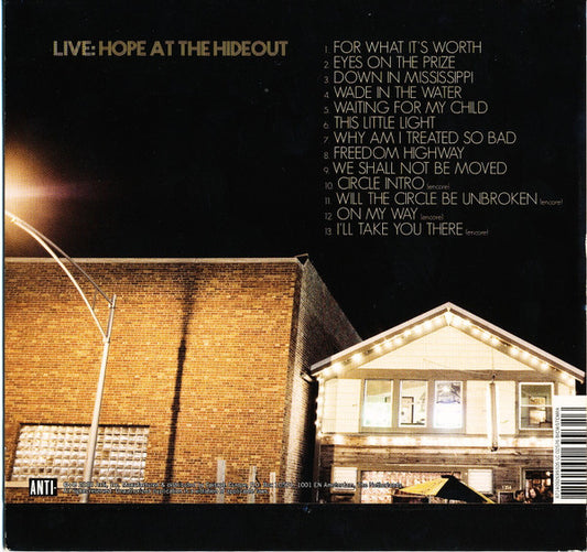 Mavis Staples : Live: Hope At The Hideout (CD, Album)