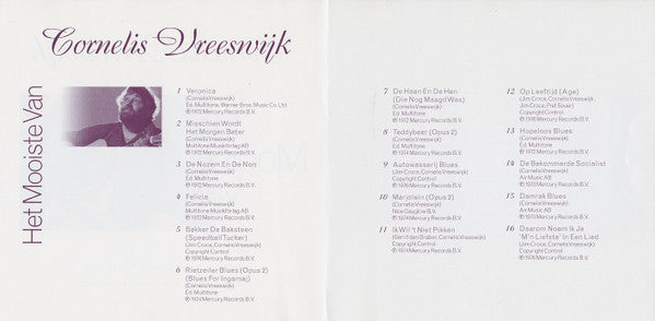 Cornelis Vreeswijk : Het Mooiste Van (CD, Comp)