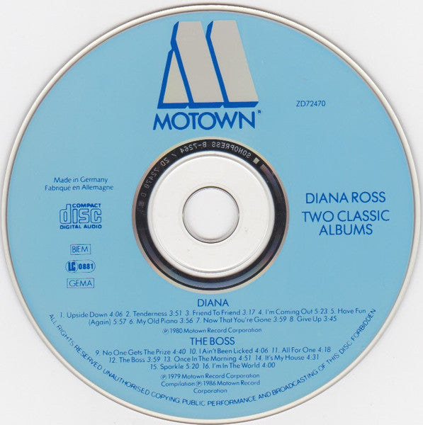 Diana Ross : Diana / The Boss (CD, Comp)