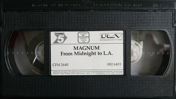 Magnum (3) : From Midnight To L.A. (VHS, Comp, PAL)