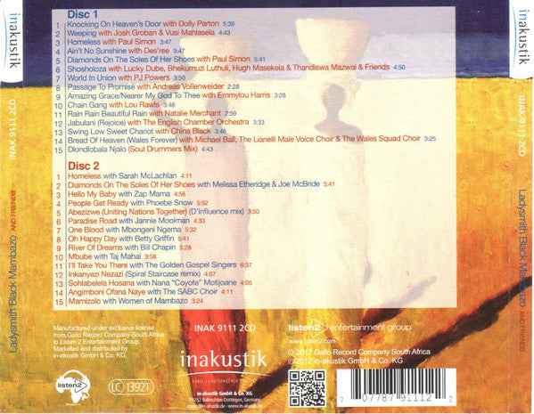 Ladysmith Black Mambazo : Ladysmith Black Mambazo And Friends (2xCD, Album, Comp)