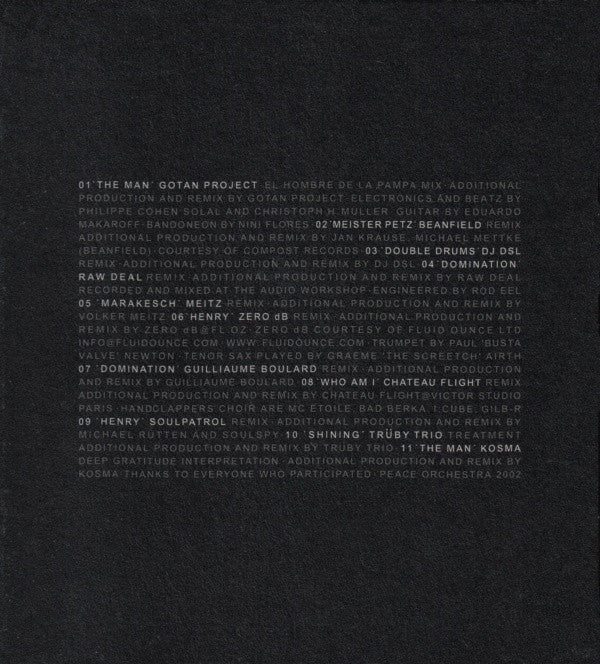 Peace Orchestra : Reset (CD, Album)