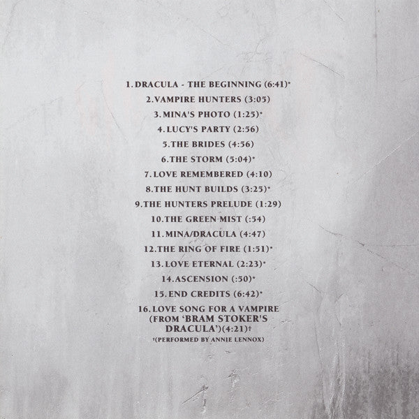 Wojciech Kilar : Bram Stoker's Dracula (Original Motion Picture Soundtrack) (CD, Album)