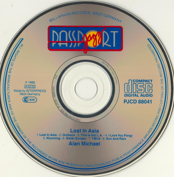 Alan Michael (2) : Lost In Asia (CD, Album)
