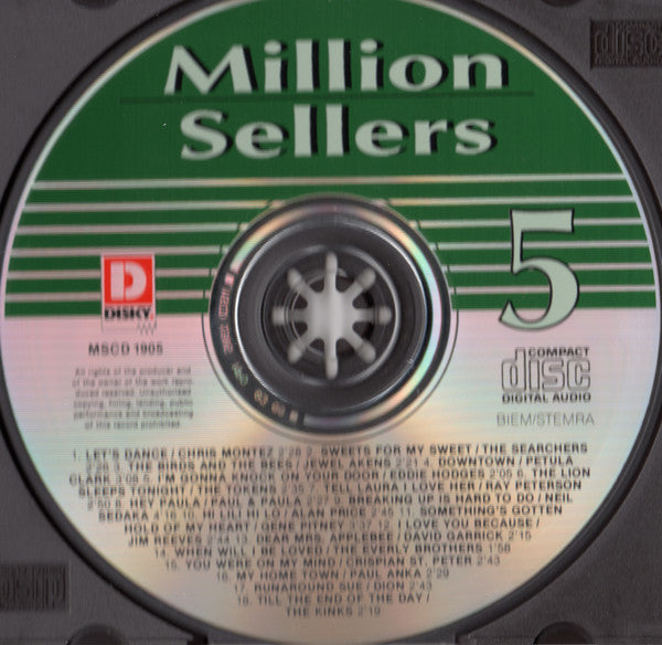 Various : Million Sellers 5 The Sixties (CD, Comp)