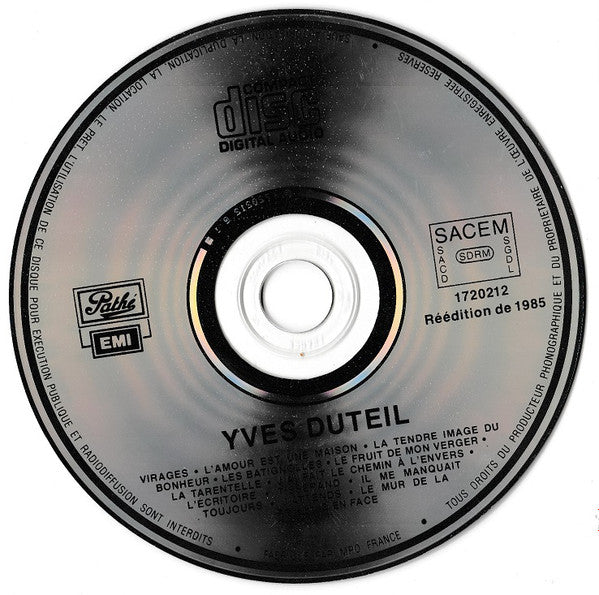 Yves Duteil : Yves Duteil (CD, Comp, RE)