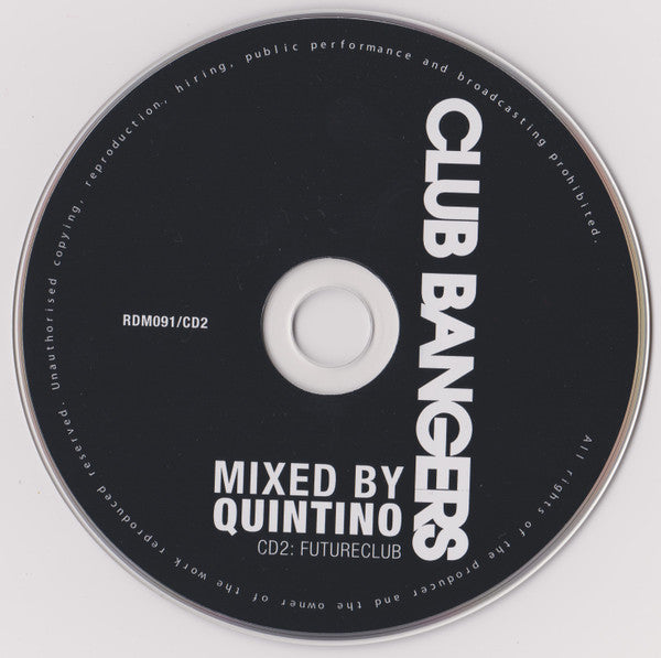 Quintino : Clubbangers (2xCD, Mixed)