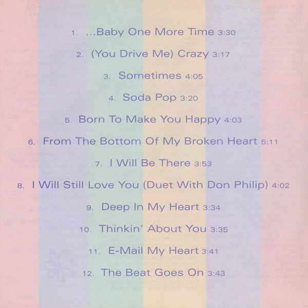 Britney Spears : …Baby One More Time (CD, Album, Enh, Dis)