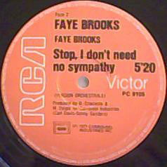 Alma Faye : Stop I Don't Need No Sympathy (12")