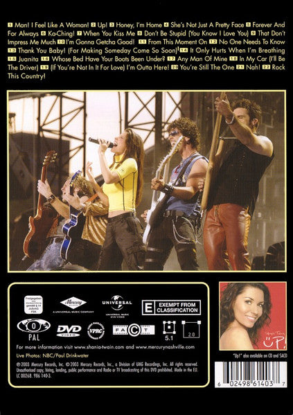 Shania Twain : Up! Live In Chicago (DVD-V, Multichannel, PAL)