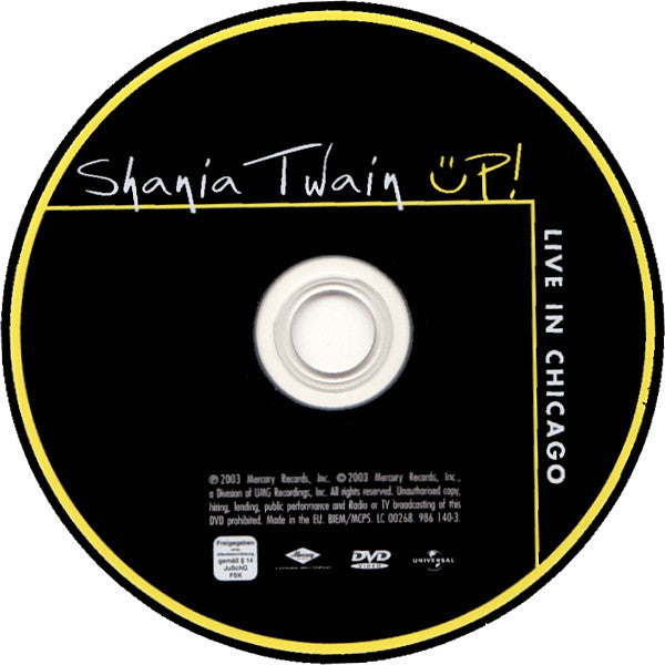 Shania Twain : Up! Live In Chicago (DVD-V, Multichannel, PAL)