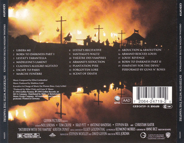 Elliot Goldenthal : Interview With The Vampire (Original Motion Picture Soundtrack) (CD)