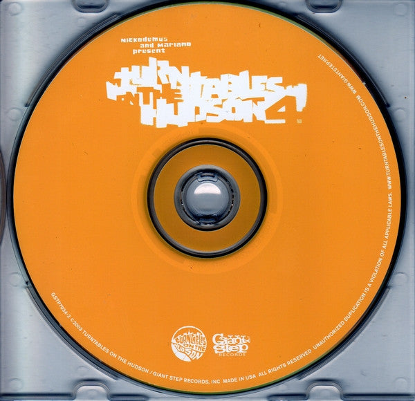 Various : Turntables On The Hudson 4 (CD, Comp, Mixed)