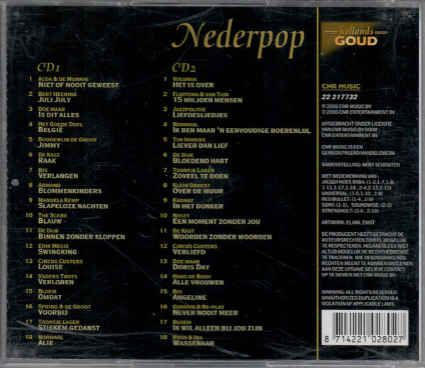 Various : Nederpop (2xCD, Comp)