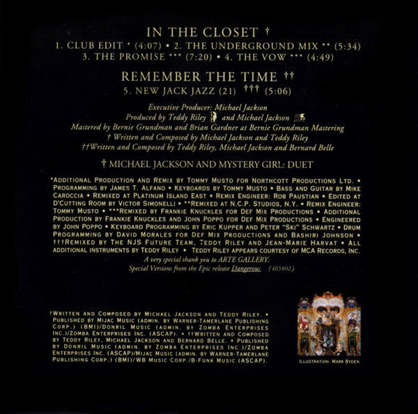 Michael Jackson : In The Closet (CD, Maxi)