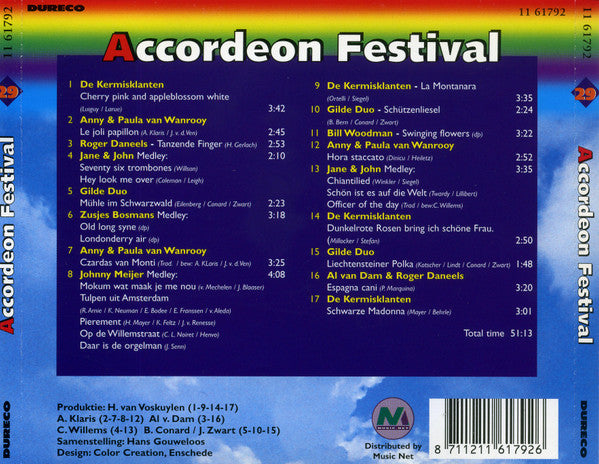 Various : Accordeon Festival  (CD, Comp)